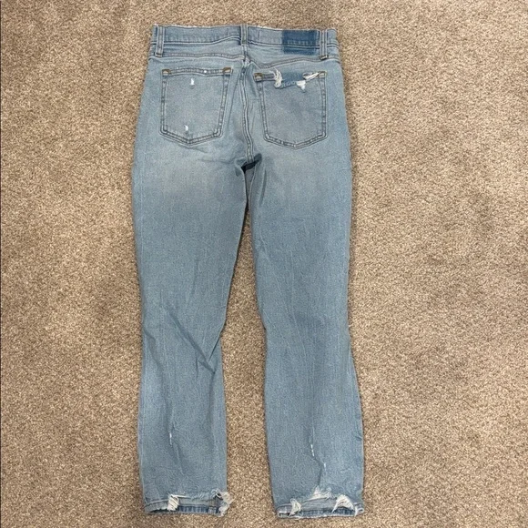 Abercrombie & Fitch Light Blue High Rise Jeans - Picture 2 of 5